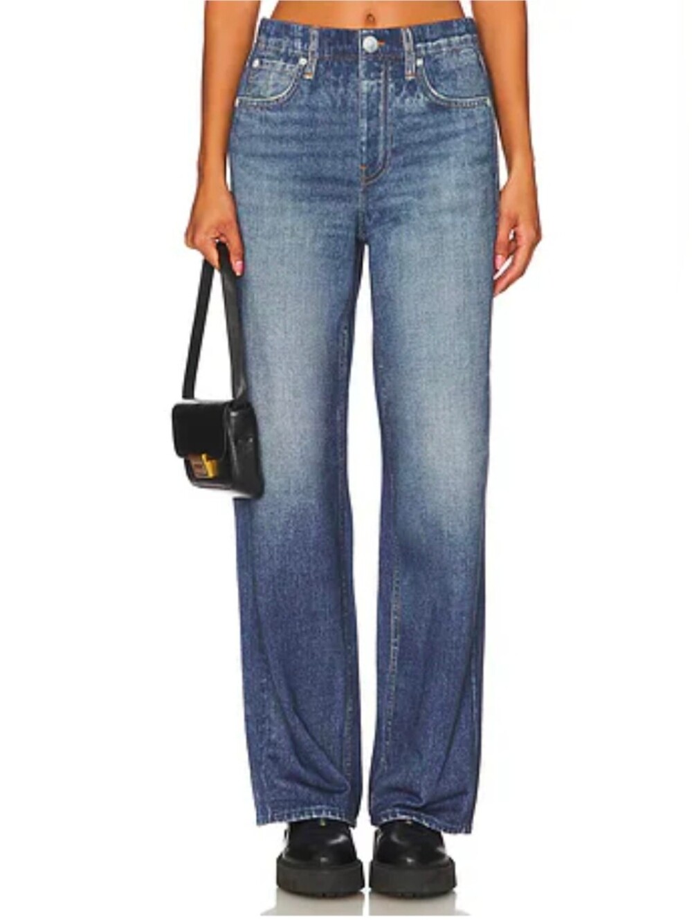Rag & Bone Womens Miramar Wide Leg Pants Size Small, originally $175